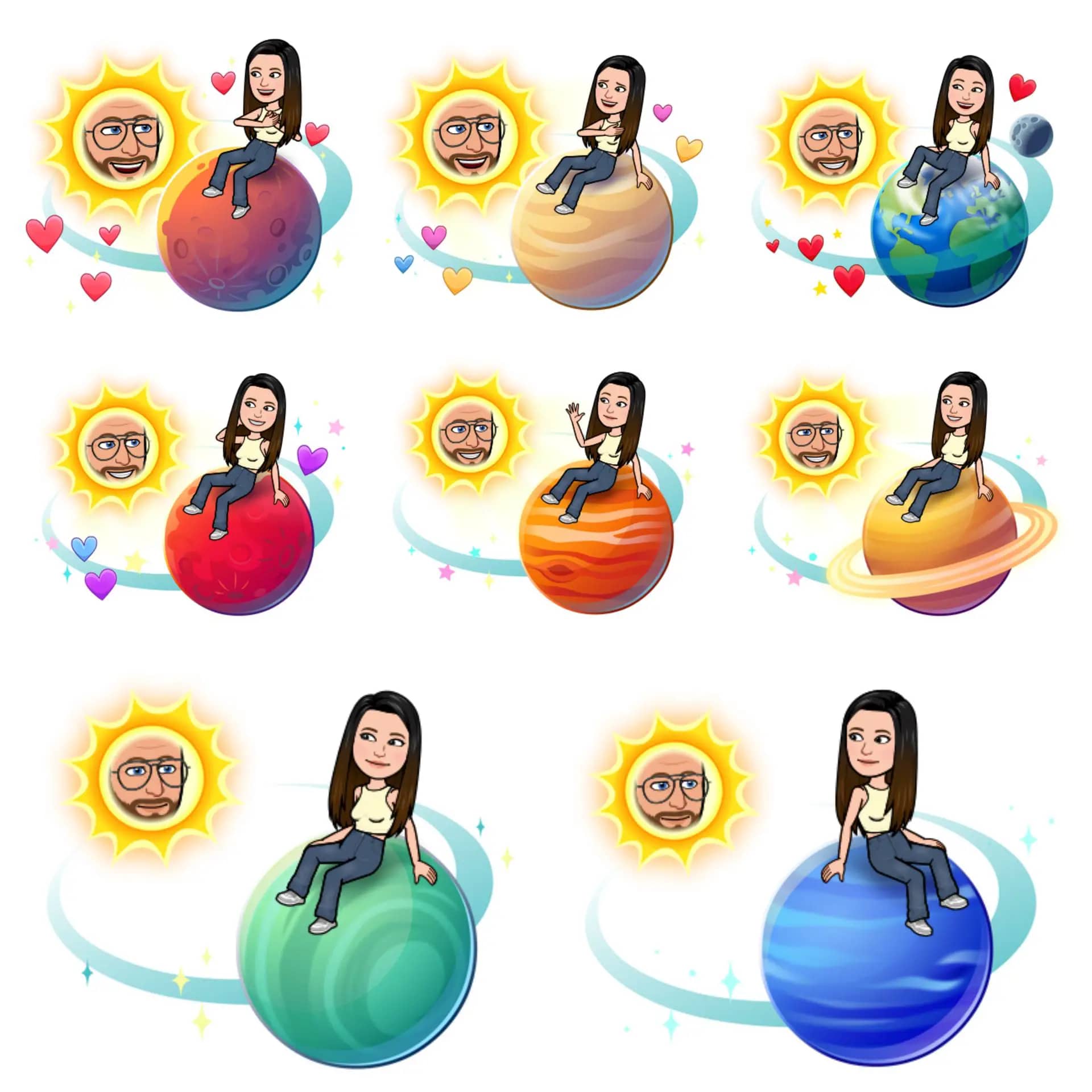 snapchat plus best friends list planets